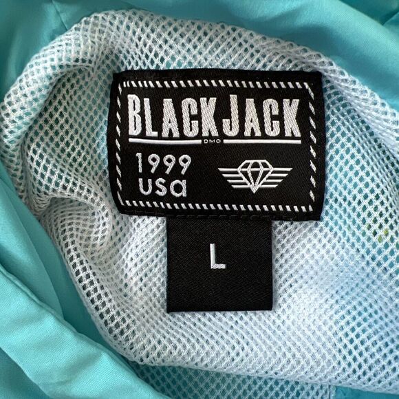 VTG Blackjack 1999 USA Windbreaker Jacket Pullover LG Gorpcore Outdoor Hiking - Picture 3 of 7